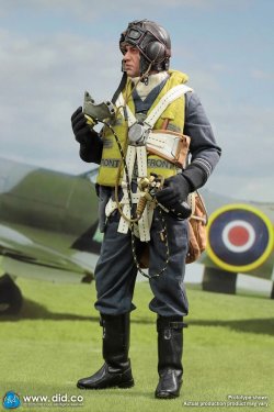画像13: DID 1/6 WWII British Pilot Squadron Leader – Tom アクションフィギュア K80187 *予約