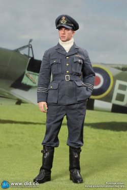 画像4: DID 1/6 WWII British Pilot Squadron Leader – Tom アクションフィギュア K80187 *予約