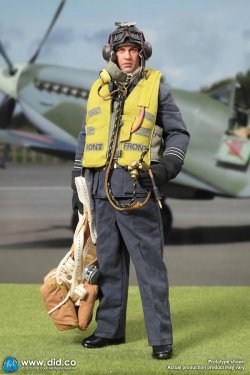 画像14: DID 1/6 WWII British Pilot Squadron Leader – Tom アクションフィギュア K80187 *予約