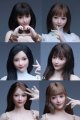 Z6TOYS 1/6 アジア女性 スマイル美人 ヘッド 眼球可動 6種 ZC021 *予約