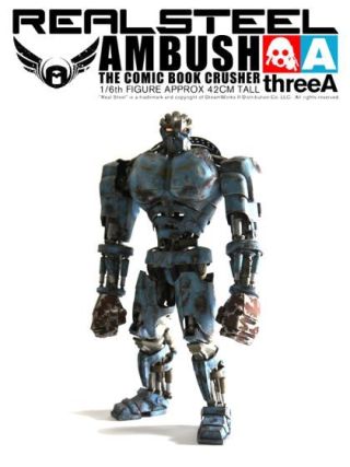 3A REAL STEEL AMBUSH1/6 塗装済み可動フィギュア