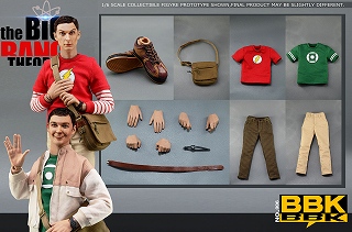 BBK 1/6 The Big Bang Theory シェルドン・クーバー ヘッド2個