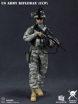 General's Armoury 1/6 US ARMY Rifleman ライフルマン （UCP） アクションフィギュア GA1001 *予約