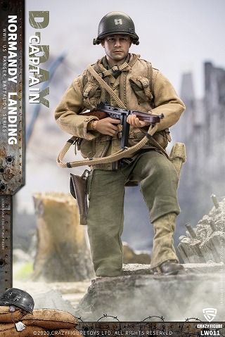 Crazy Figure クレイジーフィギュア 1/12 LTY001 WWII US アーミー D 