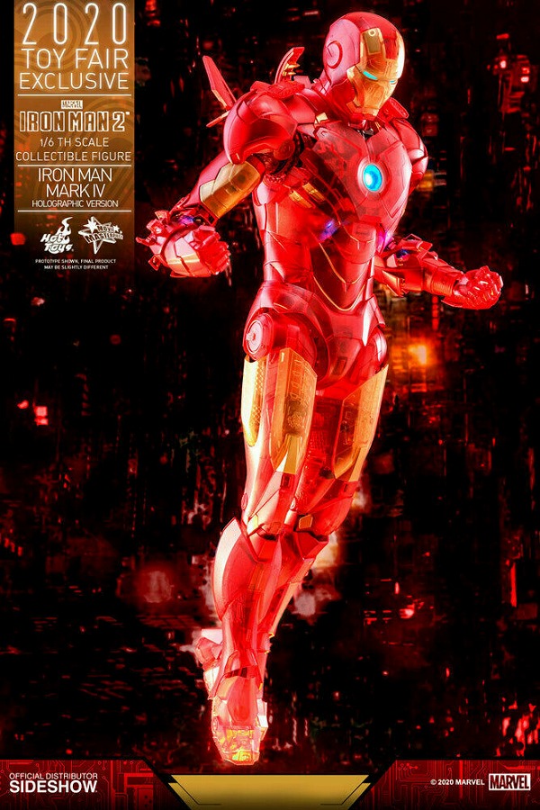 Hot Toys MMS568 Iron Man Mark IV (Holographic Version) 1/6th Scale