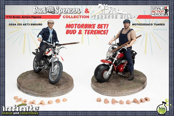 Infinite Statue 1/12 CYCLES BUD and TERENCE (Two motorbikes and Two figures) アクションフィギュア KP 90040  *予約