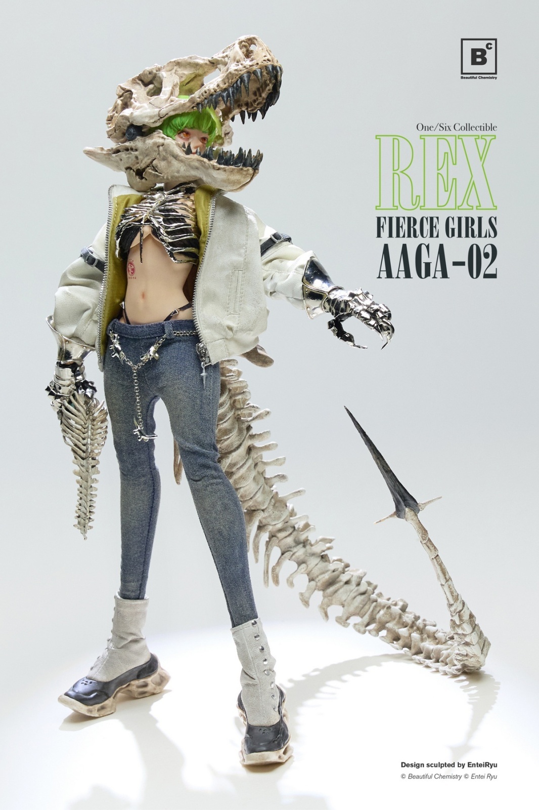 Beautiful Chemistry x Entei Ryu 1/6 マーセナリー・ガンナー レックス AAGA-02 アクションフィギュア *予約