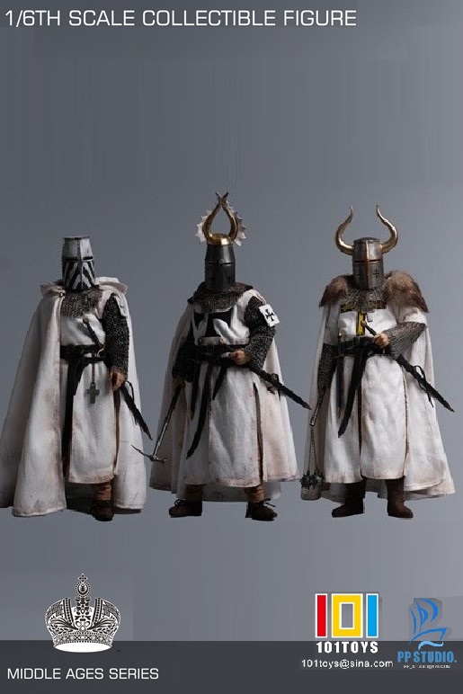 101TOYS × PP STUDIO 1/6 中世チュートン騎士団 アクションフィギュア MA001ABC *予約