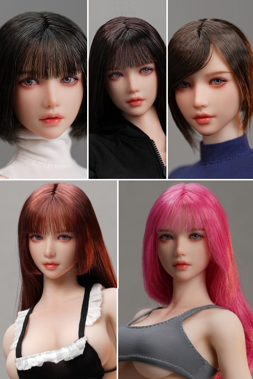 i8TOYS 1/6 ガールヘッド 美少女 ユキ 2.0 ver. 眼球可動 5種 I8-H007 *予約