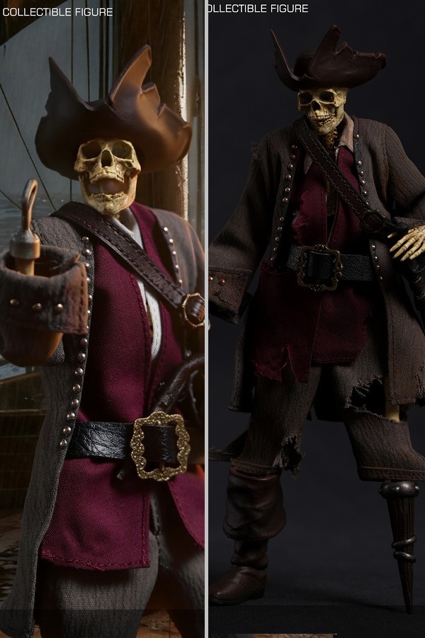 101TOYS 1/12 キャプテン フック スケルトン パイレーツ アクションフィギュア ES018 2種 *予約