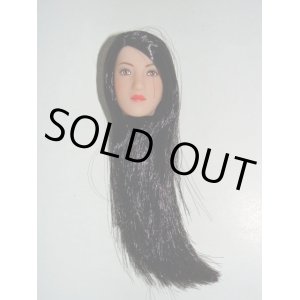 画像: Female ヘッド　long hair（black） 001 