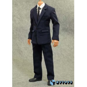 画像: ZY TOYS 男性スーツセット（ブルー）  *お取り寄せ