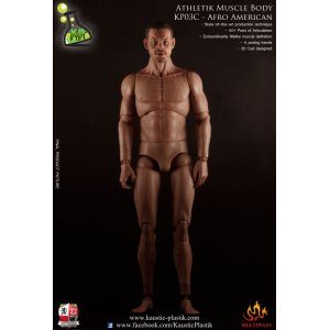 画像: Kaustik Plastic  黒人男性素体（ヘッド付き） Athletik Muscle Body KP03C - Afro American Version 1/6  *お取り寄せ　