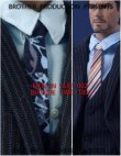 画像1: BP  男性スリーピース・スーツ（ブラック）（ネクタイ2本） Men in Suit Part2-002  1/6 