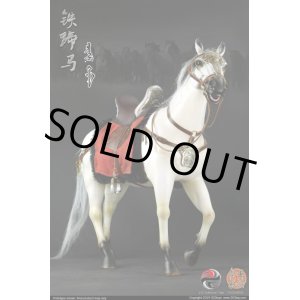 画像: 303TOYS　1/6　鉄蹄馬　モンゴル馬　白馬　フィギュア　(ES4002)　*お取り寄せ