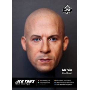 画像: ACE Toyz　1/6　”Mr.Vin”　ヴィン・ディーゼル似ヘッド