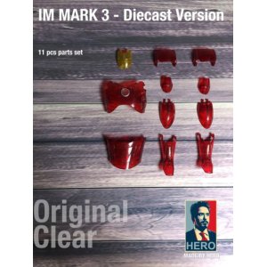 画像: Hero 1/6　バトルダメージ / 透明アーマー fits HT Diecast Iron Man Mark ３ 　*お取り寄せ