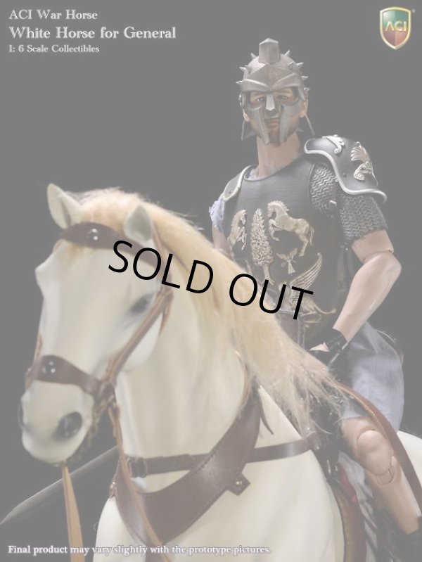 1/6 War Horse White Horse for General ACIH04 ACI Toys