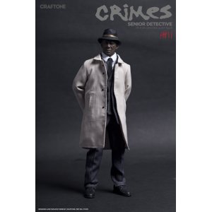 画像: CRAFTONE　1/6　CRIMES - Senior Detective　セブン　モーガン・フリーマン似　フィギュア　CT009
