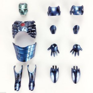 画像: Hero 1/6　Type B : バトルダメージ / 透明アーマー　2 set Combo  fits HT Diecast Iron Man Mark ３ 　*お取り寄せ