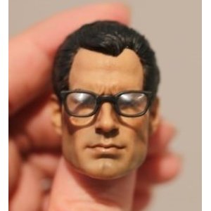 画像: Custom　1/6　クラーク・ケント　ヘンリー・カヴィル似ヘッド　メガネ付き　*予約