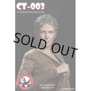 画像: CAT TOYS　1/6　TWD　キャロル　ヘッド （バトルダメージ バージョン）　CT003C　*お取り寄せ