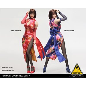 画像: Flirty Girl　1/6　チャイナ服レディ　ヘッド＆コスチュームセット　FGC2017-1・2　*お取り寄せ