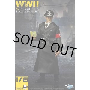 画像: Toyscity　1/6　WWII ドイツ労働党 SS デューティーオフィサー ブラック ユニフォームセット （TC68012 ）　*お取り寄せ