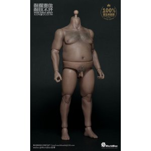 画像: WORLD BOX 1/6 デュラブル男性素体 プランプボディ ヘッドなし AT018  *お取り寄せ