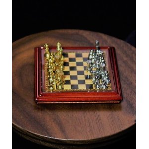 画像: 1/6 チェス　セット （駒＆チェス盤）　*お取寄せ