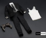 画像: GangHood 1/6  ブラック スーツ セット forGanghood 1.0 Muscular Body  *予約