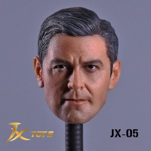 画像: Custom  ジョージ  1/6　クルーニー　JXEL　 ヘッド  　 *予約