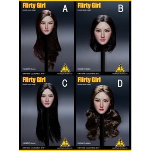 画像: Flirty Girl　1/6　アジア女性ヘッド　4種　FGC2017-HS46　*お取り寄せ