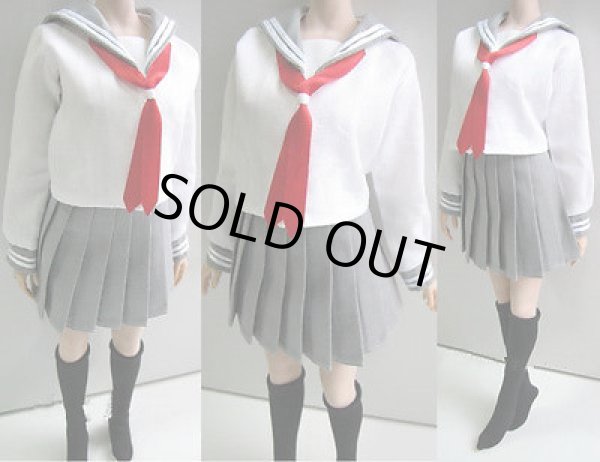 Custom 1/6 セーラー服 女子高生 制服 学生服 セット 7種 Phicen