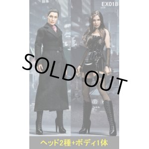 画像: POPTOYS 1/6 Agents Couple - Mrs. Smith Stealth Version ヘッド2種 フィギュア EX018 *お取り寄せ  