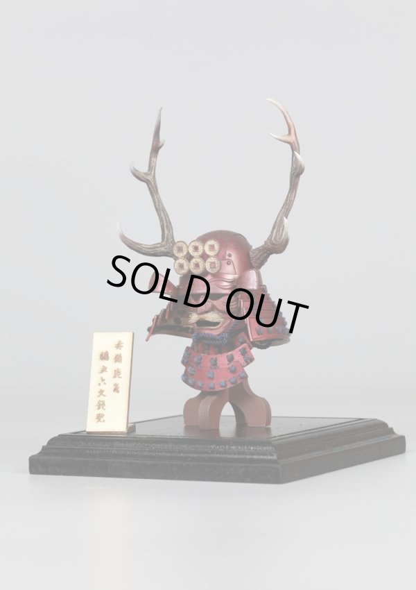 COOMODEL 赤備鹿角脇立六文銭 兜 1/6 SE032 - 1/6フィギュア通販