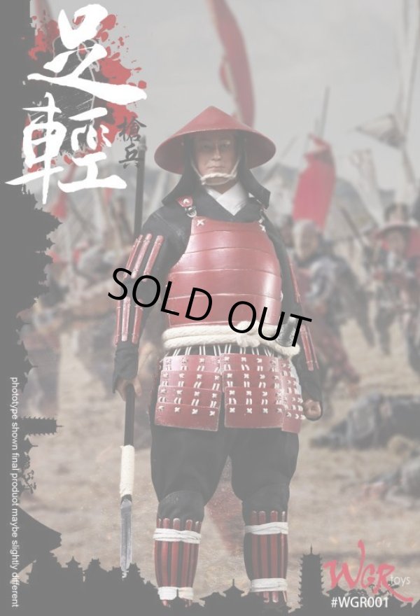 1/6 槍足軽 真田家 六文銭 アクションフィギュア WGRtoys wgr001