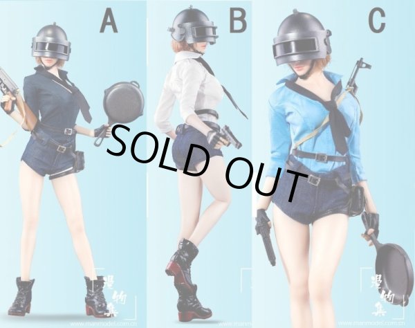 画像1: Manmodel 1/6 フライパンpubg 女性コンバットスーツ セット 3種 MM016 TBLeague *お取り寄せ 