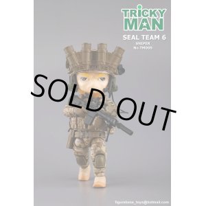 画像: FigureBase 5インチ TRICKYMAN - SEAL TEAM 6 スナイパー TM005 アクションフィギュア *お取り寄せ