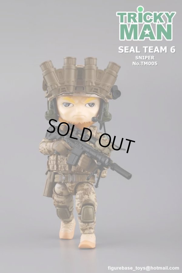 画像1: FigureBase 5インチ TRICKYMAN - SEAL TEAM 6 スナイパー TM005 アクションフィギュア *お取り寄せ