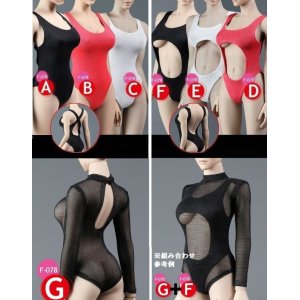 画像: SuperMCTOYS 1/6 F-078 Women's Swimming Suit 水着/Sheer Bodysuits ボディスーツ 全３種７品 *お取り寄せ