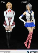 画像: ZYTOYS 1/6 アンナミラーズ アンミラ風 コスプレイ ドレス ZY5021 / セーラーバニー ウサギ耳 コスプレイ セット ZY5022 *お取り寄せ　