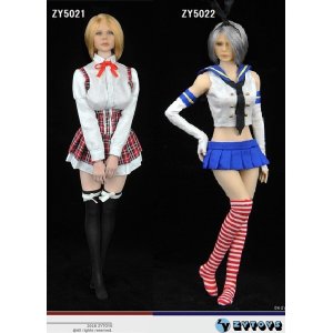 画像: ZYTOYS 1/6 アンナミラーズ アンミラ風 コスプレイ ドレス ZY5021 / セーラーバニー ウサギ耳 コスプレイ セット ZY5022 *お取り寄せ　