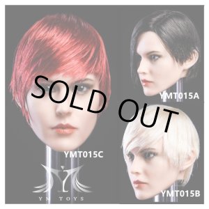 画像: YMTOYS 1/6 YMT015 女性ヘッド Sharp 3種 *お取り寄せ 