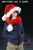 画像2: Feeltoys 1/6 サンタ帽子 & マフラー セット クリスマス FT X'mas