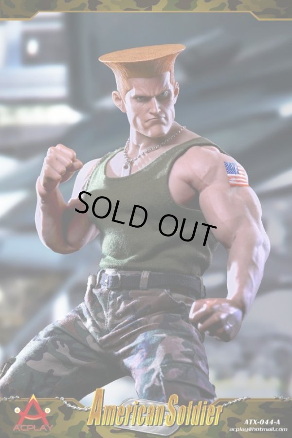 1/6 ACPLAY ATX044 Street Bruiser American soldier set Guile Boots 