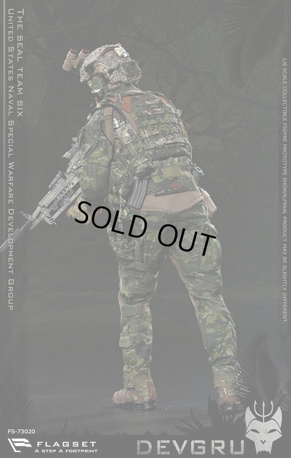 FLAGSET 1/6 US SEALs Team 6 ”DEVGRU” Jungle Dagger アクションフィギュア FS-73020  *お取り寄せ - 1/6フィギュア通販専門店 - トレジャートイズ