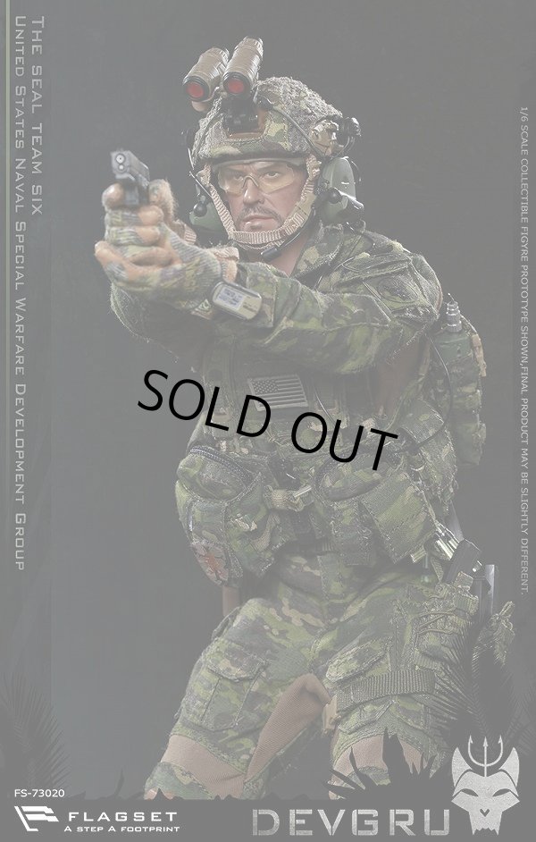 FLAGSET 1/6 US SEALs Team 6 ”DEVGRU” Jungle Dagger アクションフィギュア FS-73020  *お取り寄せ - 1/6フィギュア通販専門店 - トレジャートイズ