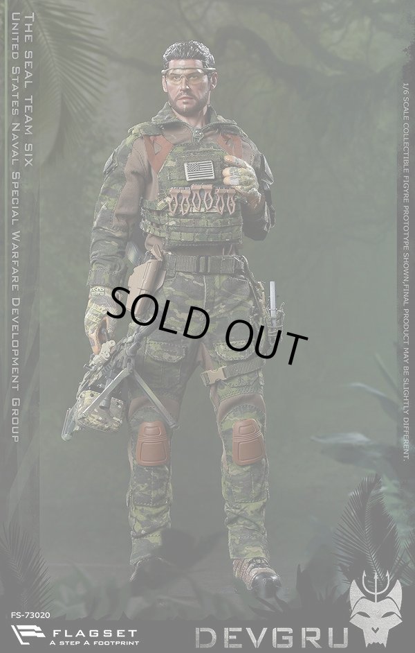 FLAGSET 1/6 US SEALs Team 6 ”DEVGRU” Jungle Dagger