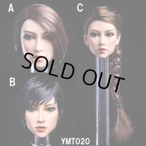 画像: YMTOYS 1/6 YMT020 アジア女性ヘッド - Ya 雅 3種 *お取り寄せ 